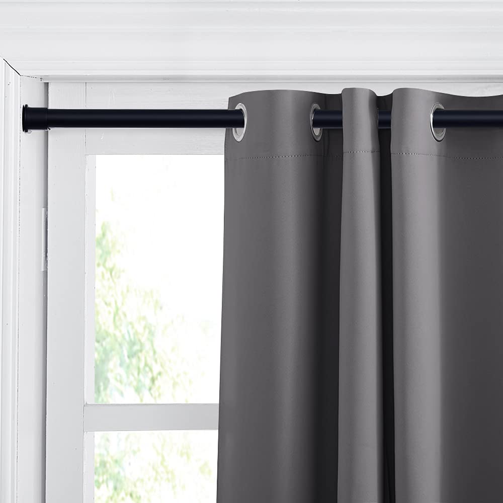 NICETOWN Blackout Curtains Set with Tension Rod - Thermal Insulated Room Darkening Window Drapes for Bedroom, Living Room & Nursery - Noise Reducing & Energy Efficient (Full Blackout, Premium Quality)