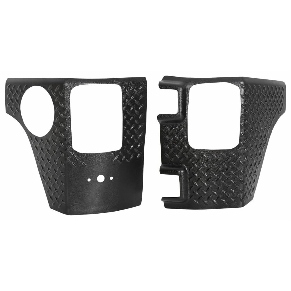 Jeep Wrangler Rear Corner Guards Kit Tail Cover (2007-2017) - Durable Black Plastic Protection for Off-Road Adventures & Daily Driving