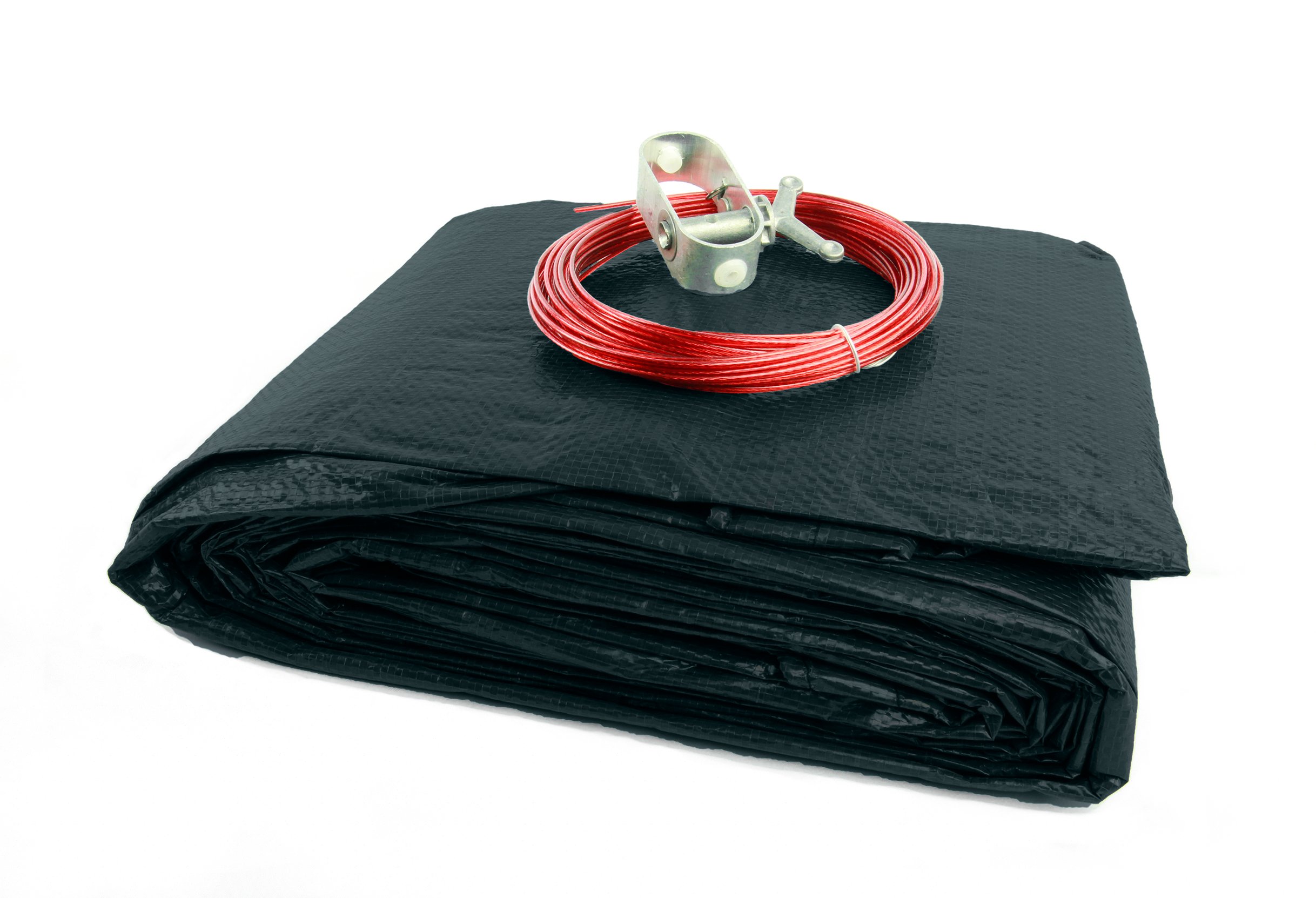 Buffalo Blizzard 15-Foot Round Above Ground Pool Winter Cover - Heavy Duty Micro Mesh with Leaf Net | Durable Cold Weather Protection for Inground & Above Ground Pools | Perfect for Snow, Ice & Fall Leaves Protection