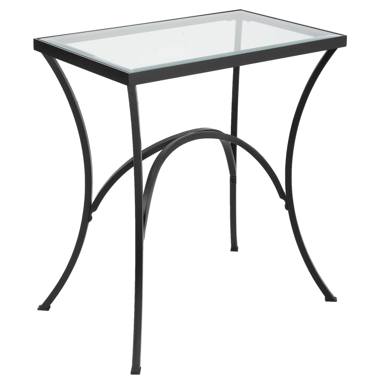 Alayna Gold End Table - Modern Nightstand with Storage Shelf for Living Room, Bedroom, or Office - Stylish Accent Table for Small Spaces