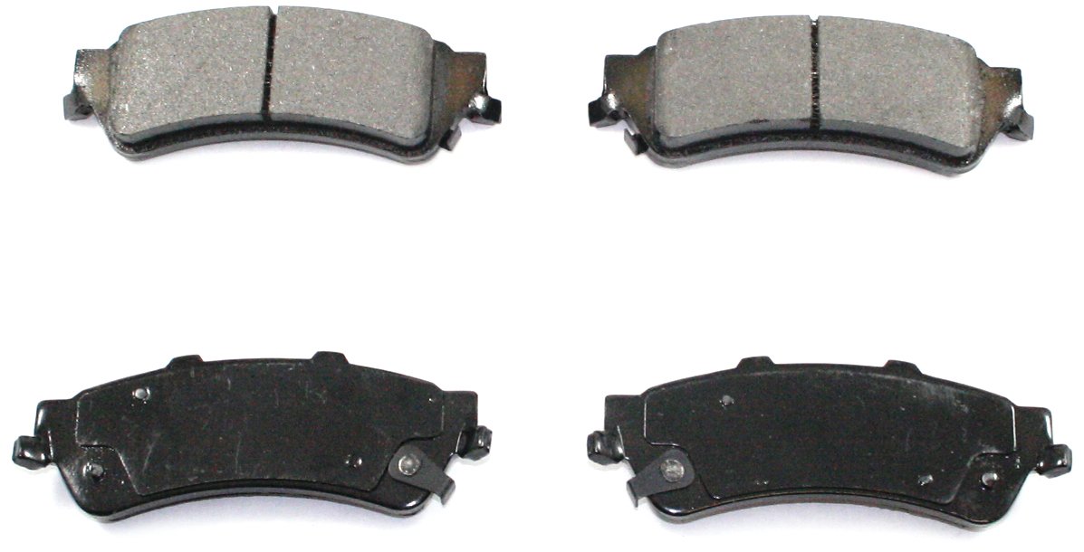 DuraGo BP792 C Rear Ceramic Brake Pads for Cars - High Performance, Low Noise, Long Lasting - Perfect for Daily Commuting and Highway Driving