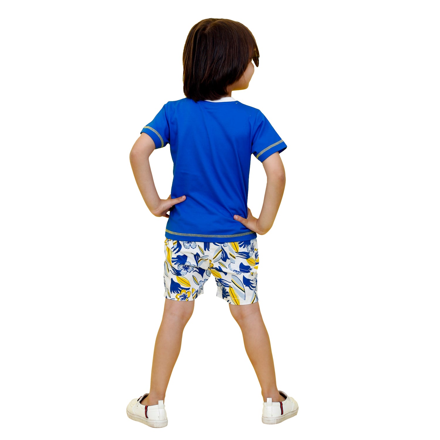 Stylish MashUp Junior Tropical Print Set for Kids - Perfect for Beach Vacations, Summer Outfits & Playdates