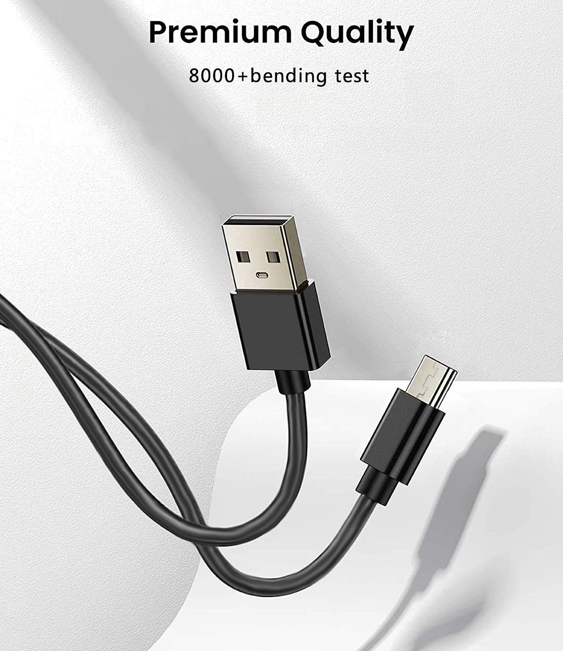 Best USB Charging Cable for Lighted Makeup Mirrors - Compatible with BESTOPE, AirExpect, KOOLORBS, Wondruz, Deweisn & Simplehuman - Perfect for Vanity, Bathroom & Travel Makeup Mirror Charging