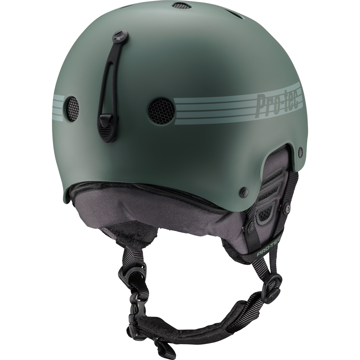 Old School Snow Helmet with MIPS Technology - Matte Veridian for Skiing, Snowboarding & Winter Sports Safety