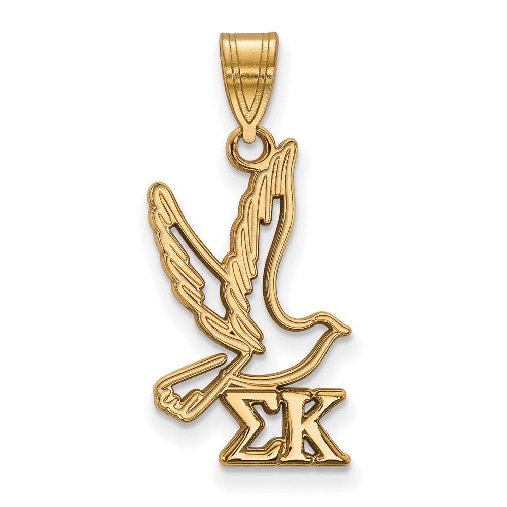 Sterling Silver Sigma Kappa Greek Letter Pendant Necklace - Perfect for Sorority Sisters, Graduation Gifts & Greek Life Jewelry