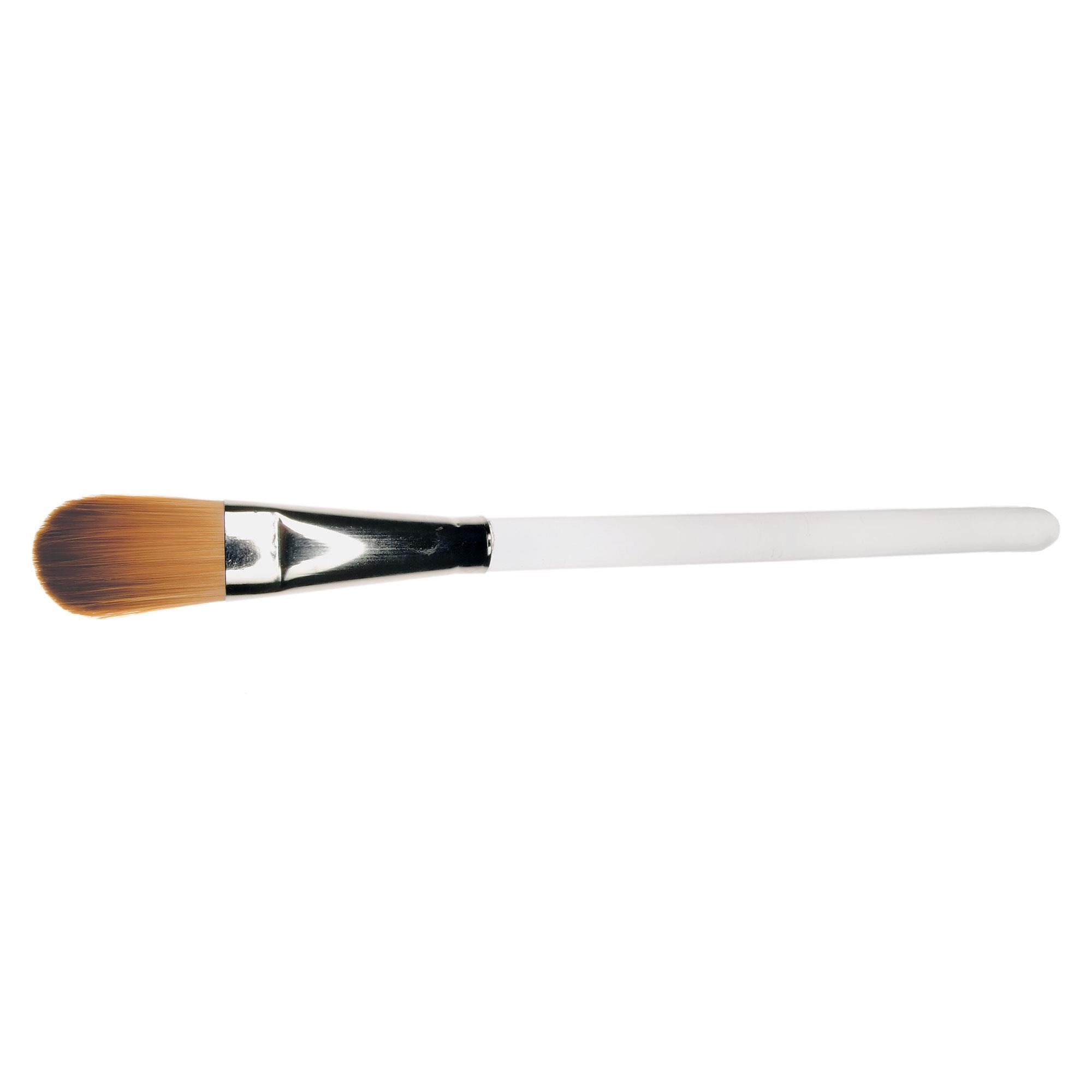 Premium Synthetic Bristle Face Mask Brush with Comfortable Acrylic Handle - Perfect for Makeup Application, Skincare Routine & Professional Salon Use