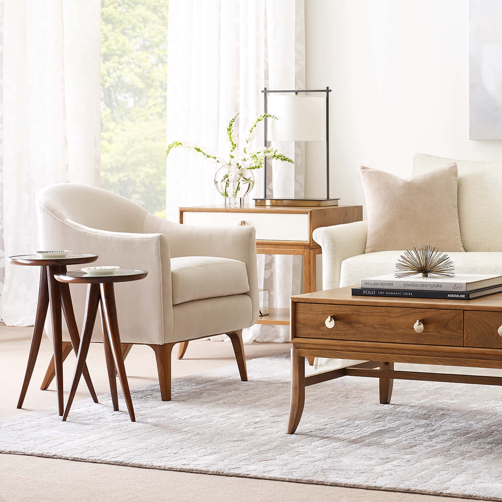 Martine Accent Chair - Modern Upholstered Lounge Chair with Wooden Legs for Living Room, Bedroom, or Office - Perfect for Reading, Relaxing, and Adding Stylish Seating to Any Space