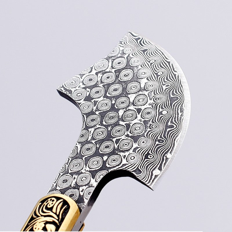 Premium Handmade Puerh Tea Cake Axe Knife - Traditional Chinese Tea Cutting Tool for Breaking & Serving Pu-erh Tea Cakes - Perfect for Tea Ceremonies, Gifts & Tea Enthusiasts