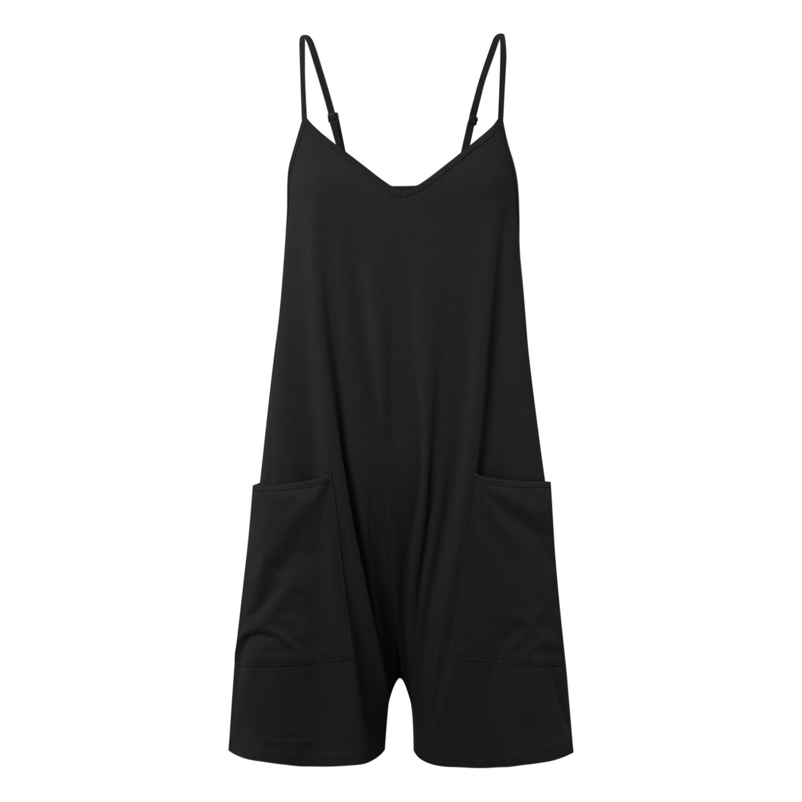 Women's Loose Fit Casual Short Jumpsuit & Romper - Summer Overalls Outfits 2024 | Comfortable Short Sleeve Jumpsuit for Women | Perfect for Beach, Vacation, and Everyday Wear