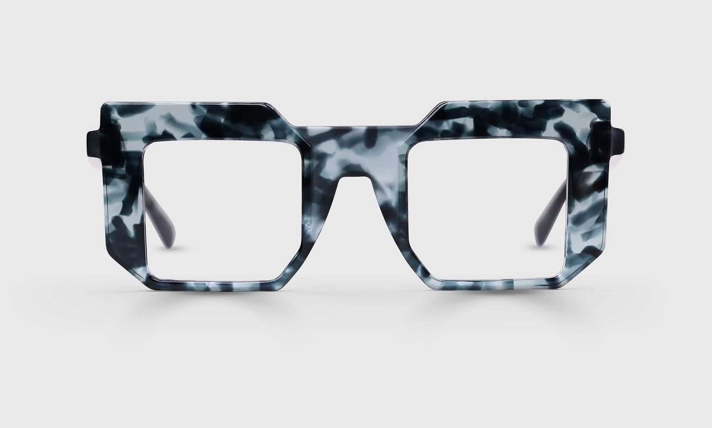 NewYew Color 10 Matte & Gloss Grey Tortoise Shell Acetate Eyeglass Frames - Lightweight & Durable for Men & Women - Perfect for Reading, Work, and Fashion Accessories