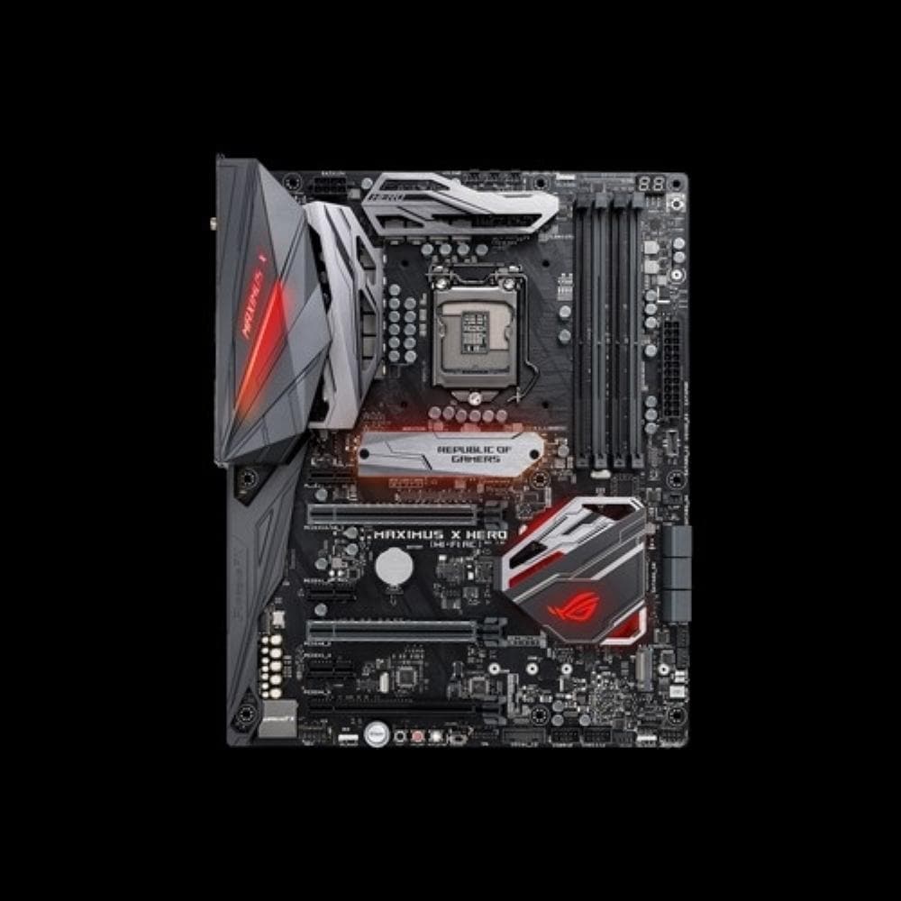 ASUS ROG MAXIMUS XI HERO (Wi-Fi AC) Z390 Gaming Motherboard - LGA 1151, ATX, DDR4, 3-Year Warranty - Perfect for High-End PC Gaming and Streaming Setups