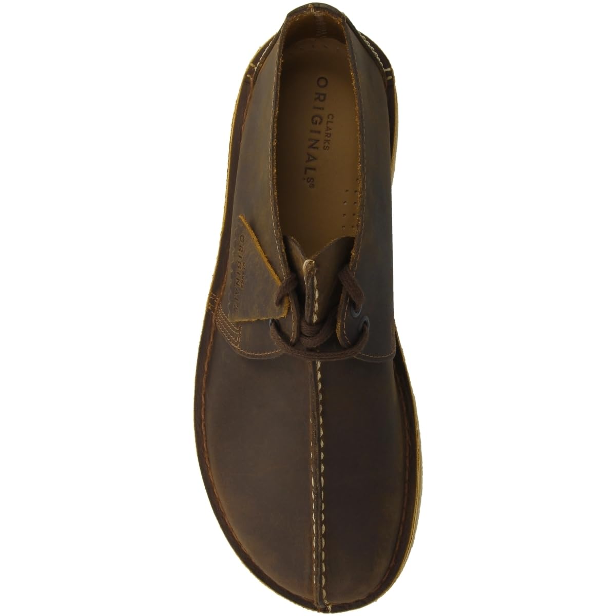 Clarks ORIGINALS Men's Desert Trek Beeswax Leather Casual Shoes Size 9.5 US - Perfect for Outdoor Adventures & Everyday Wear