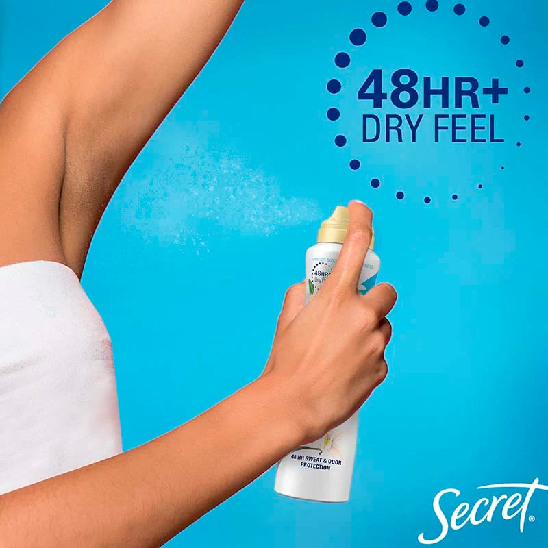 Secret Weightless Dry Spray Vanilla - Long-Lasting Fragrance for Women, Perfect for Everyday Wear & Special Occasions
