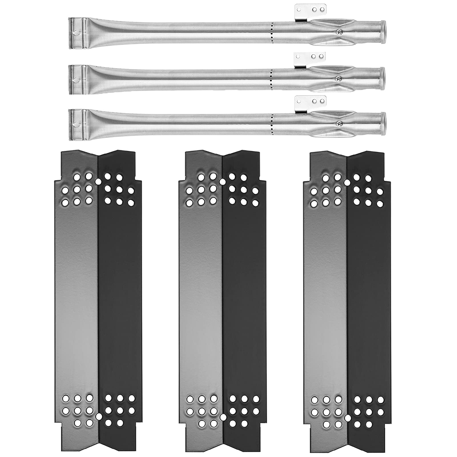 Nexgrill 720-0925S 720-0825 720-0894A Replacement Grill Parts - Compatible with Members Mark, BBQ Pro Grills - Flame Tamer Burner 122.20148510 122.20148511 - Perfect for Backyard BBQs, Outdoor Cooking & Grill Maintenance