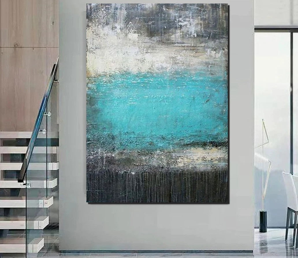 Modern Abstract Canvas Painting for Living Room - Large Contemporary Wall Art Decor for Home & Office Interior Design - Perfect for Living Spaces, Bedrooms & Offices