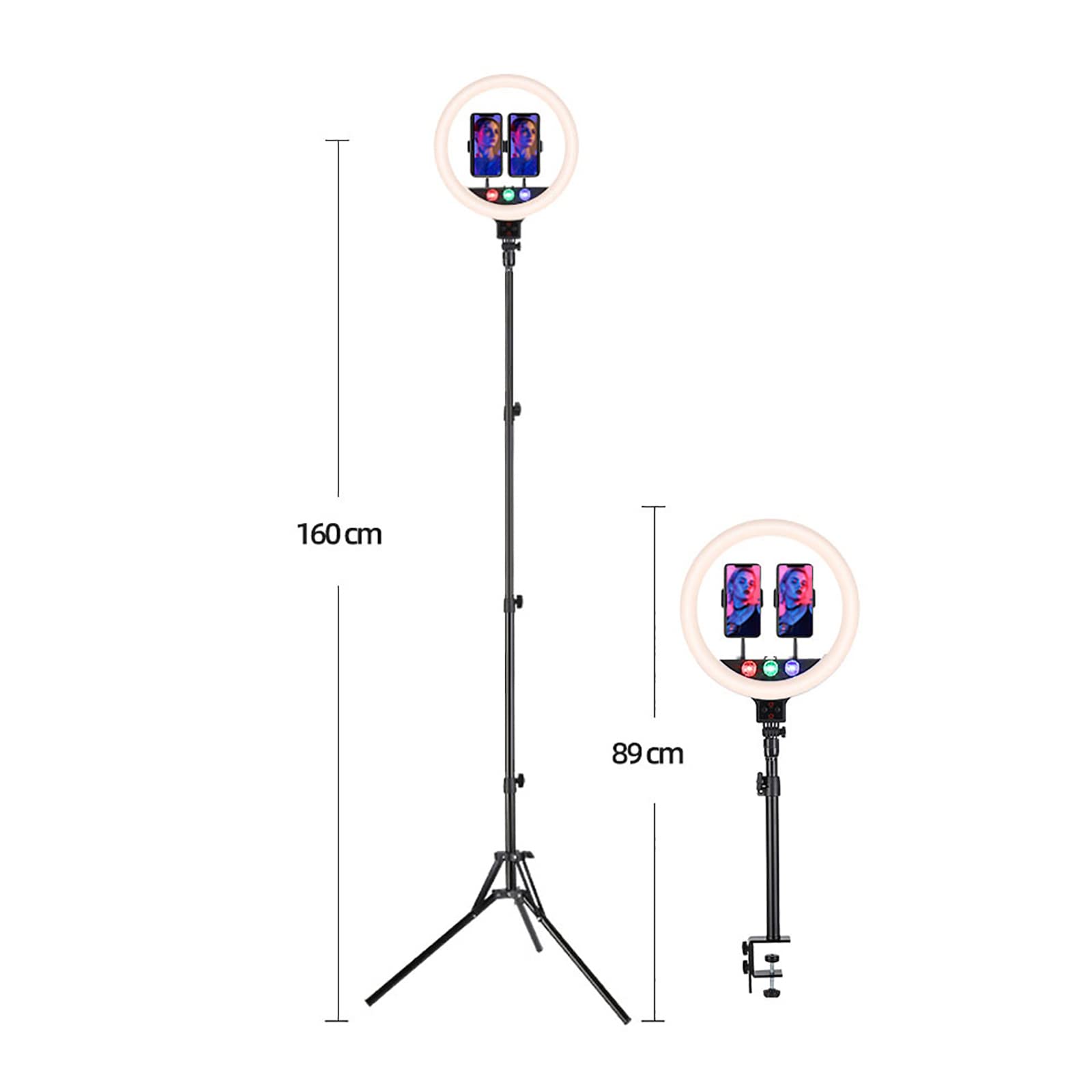 10 Inch Ring Light with Tripod Stand & Phone Holder - USB Powered Selfie Light for Photography, Video Recording, TikTok Live, Zoom Meetings - Perfect for Content Creators, Vloggers & Remote Work