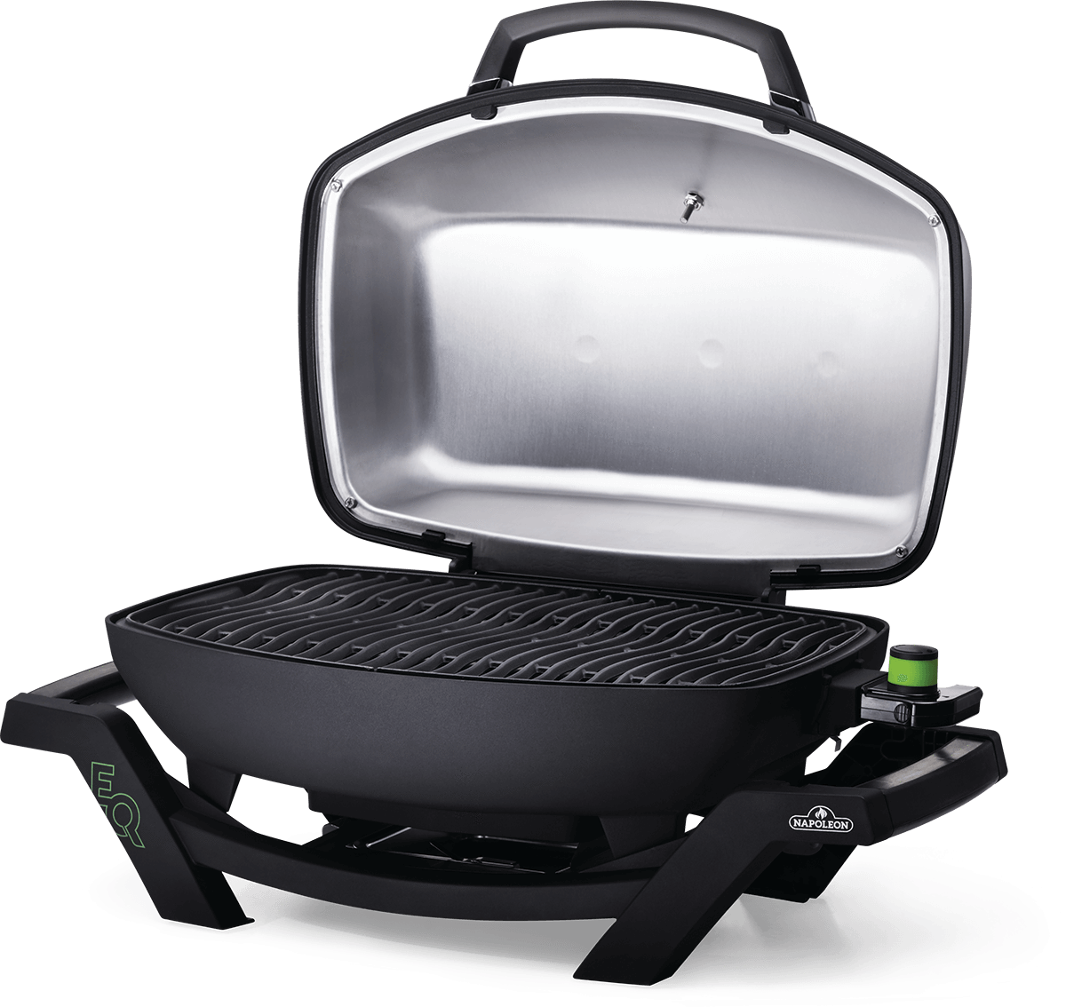 Napoleon TravelQ PRO 285E Portable Electric Grill - Black | Compact Outdoor BBQ Grill for Camping, Tailgating & Patio Cooking