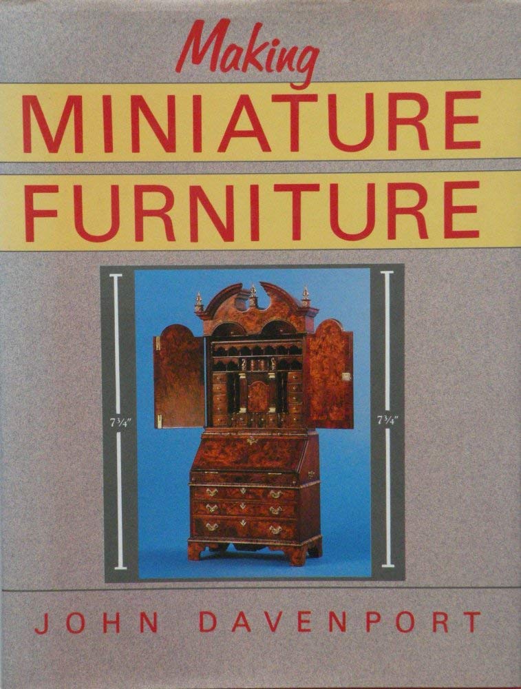 Miniature Furniture Making Guide - Design & Construction Techniques for DIY Dollhouse & Model Scenes