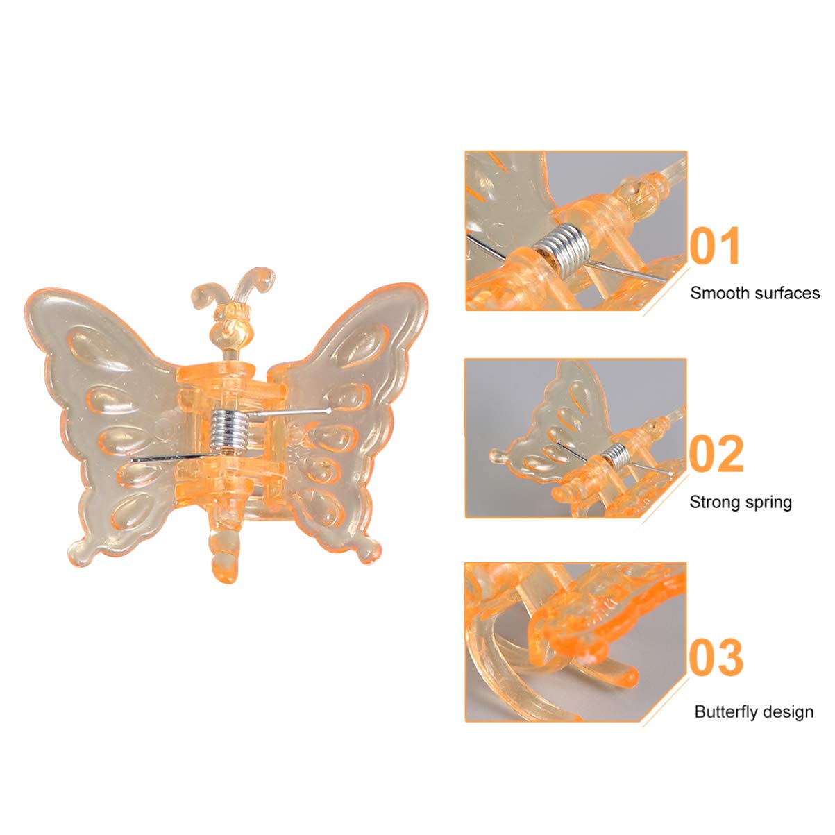 DOITOOL 30pcs Ladybug Shaped Garden Flower Clips - Plant Grafting Clamps, Vine Support Rings & Trellis Clips for Orchid Bonsai, Stem Support - Perfect for Indoor/Outdoor Gardening, Greenhouse & Plant Training