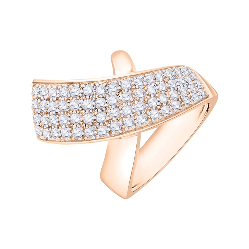10K Gold KATARINA Diamond Fashion Ring - 1 cttw, I-J Color, I1 Clarity - Elegant Jewelry for Women, Perfect for Weddings, Anniversaries & Special Occasions