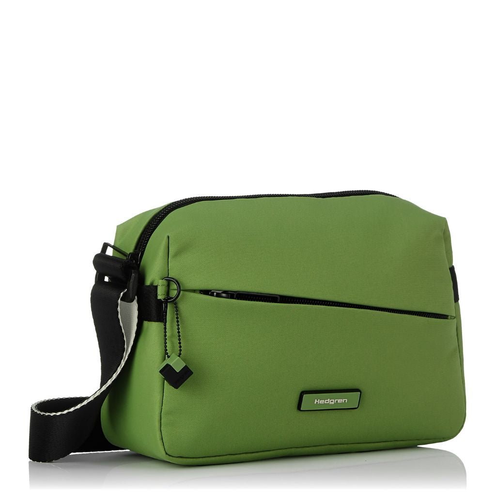 Hedgren Neutron Small Crossbody Bag for Women - Cedar Green, Lightweight & Water-Resistant, Perfect for Travel, Work & Daily Use
