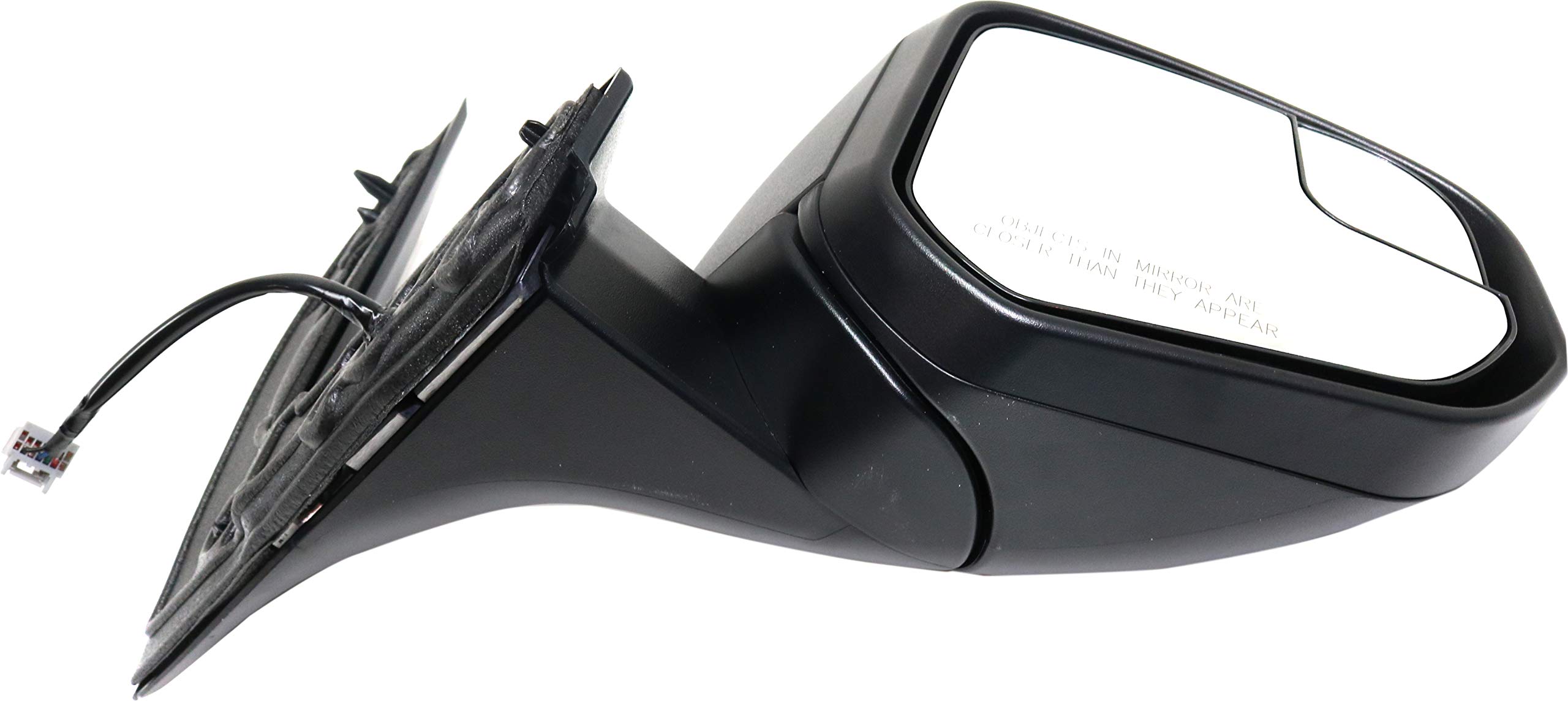 Ford Transit Connect Passenger Side Heated Power Glass Mirror with Blind Spot - Compatible with 2014-2022 Models | Durable Replacement for Garage & Professional Use | Enhanced Safety for Highway Driving & Parking