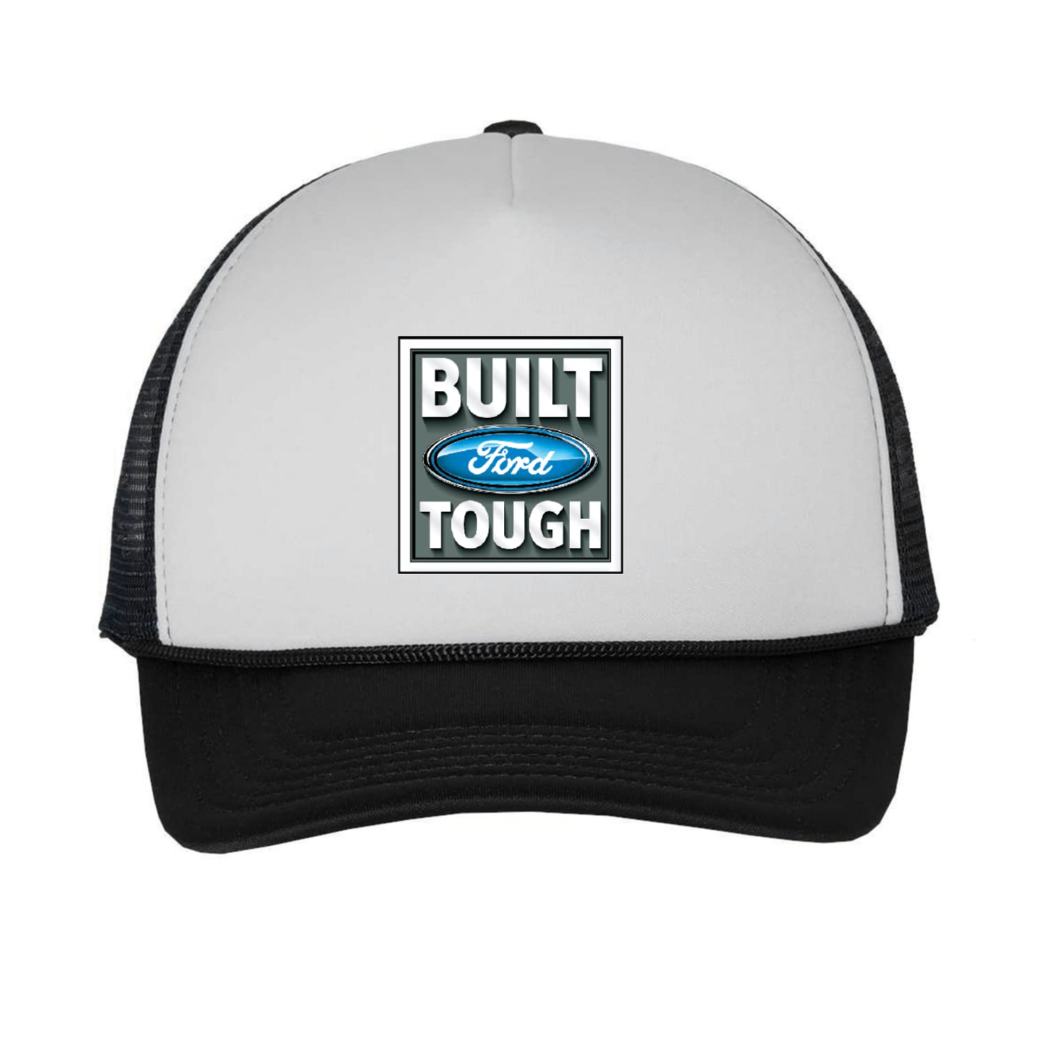 Built Ford Tough Trucker Hat - Durable & Stylish Ford Cars & Trucks Cap for Men & Women - Perfect for Driving, Outdoor Adventures & Casual Wear