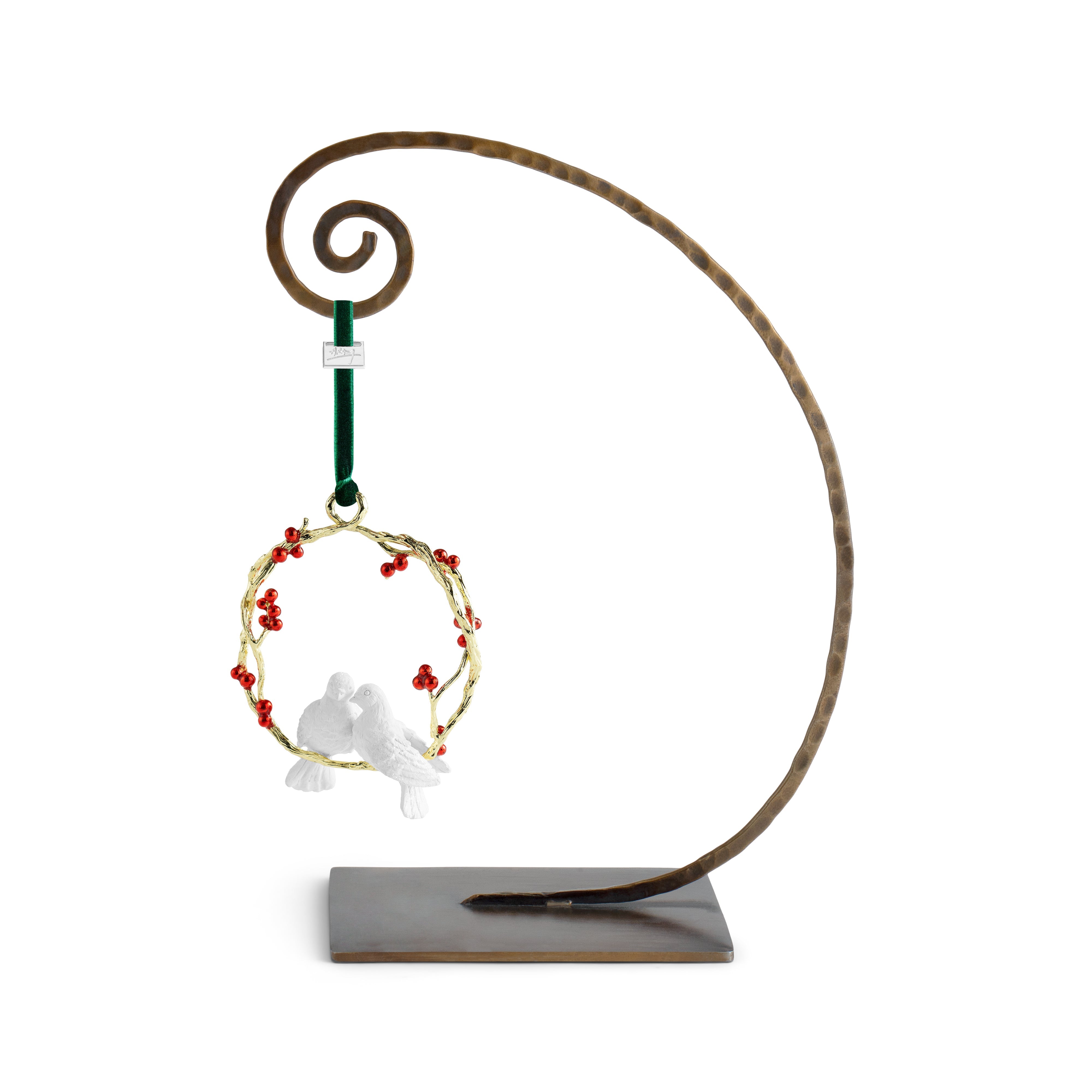 Handmade Turtle Doves Christmas Ornament - Elegant Ceramic Love Bird Decor for Holiday Tree, Wedding Gift & Home Decoration - Perfect for Christmas Decorations, Anniversary Gifts and Romantic Home Accents