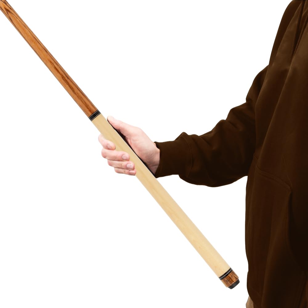 Elite ELBJZ Break Jump Pool Cue - Premium Maple Wood with Zebrawood Inlays for Powerful Breaks & Jumps | Perfect for Professional Billiards & Tournament Play