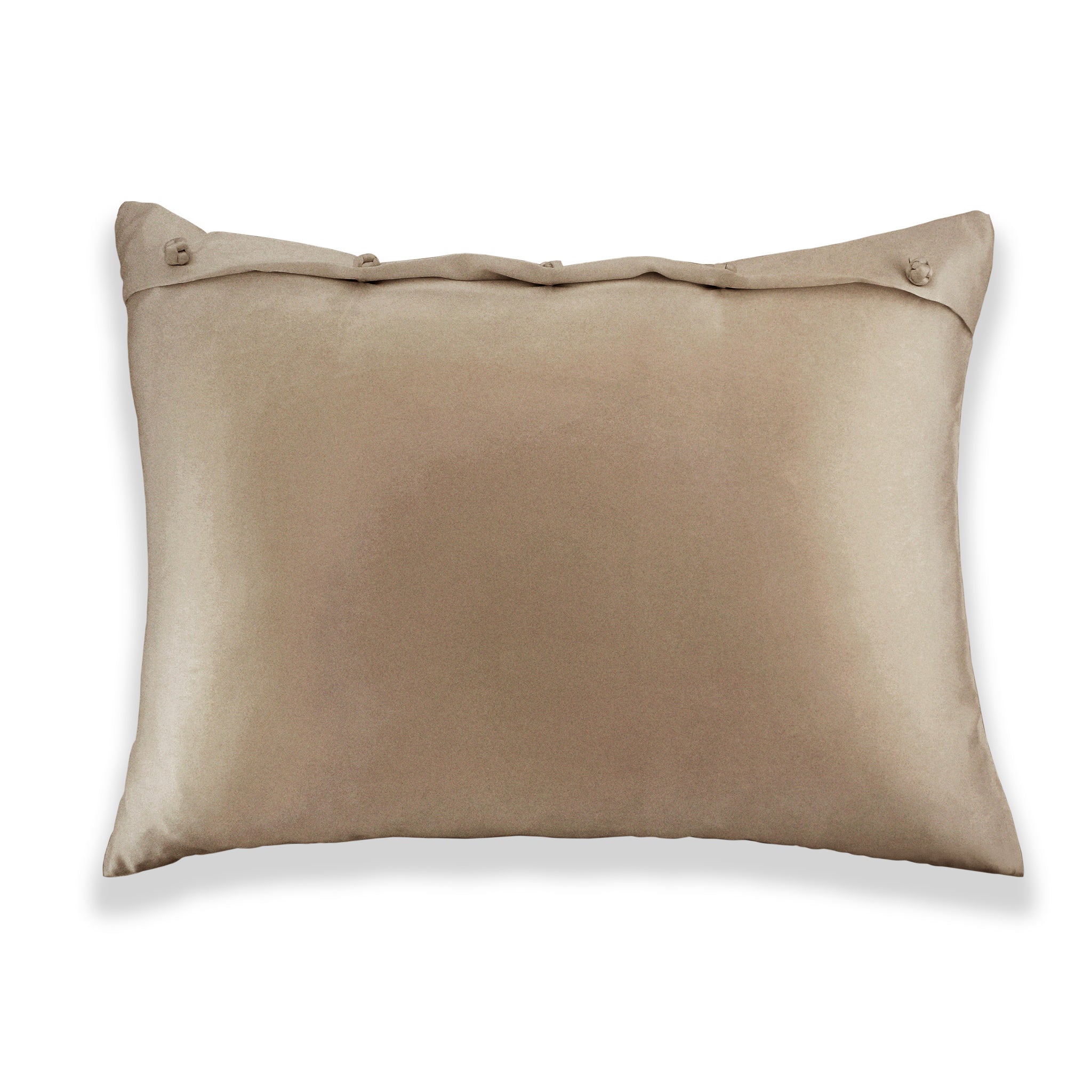 Luxury Charmeuse Pillow Sham with Elegant French Knots - Perfect for Master Bedroom & Guest Room Decor
