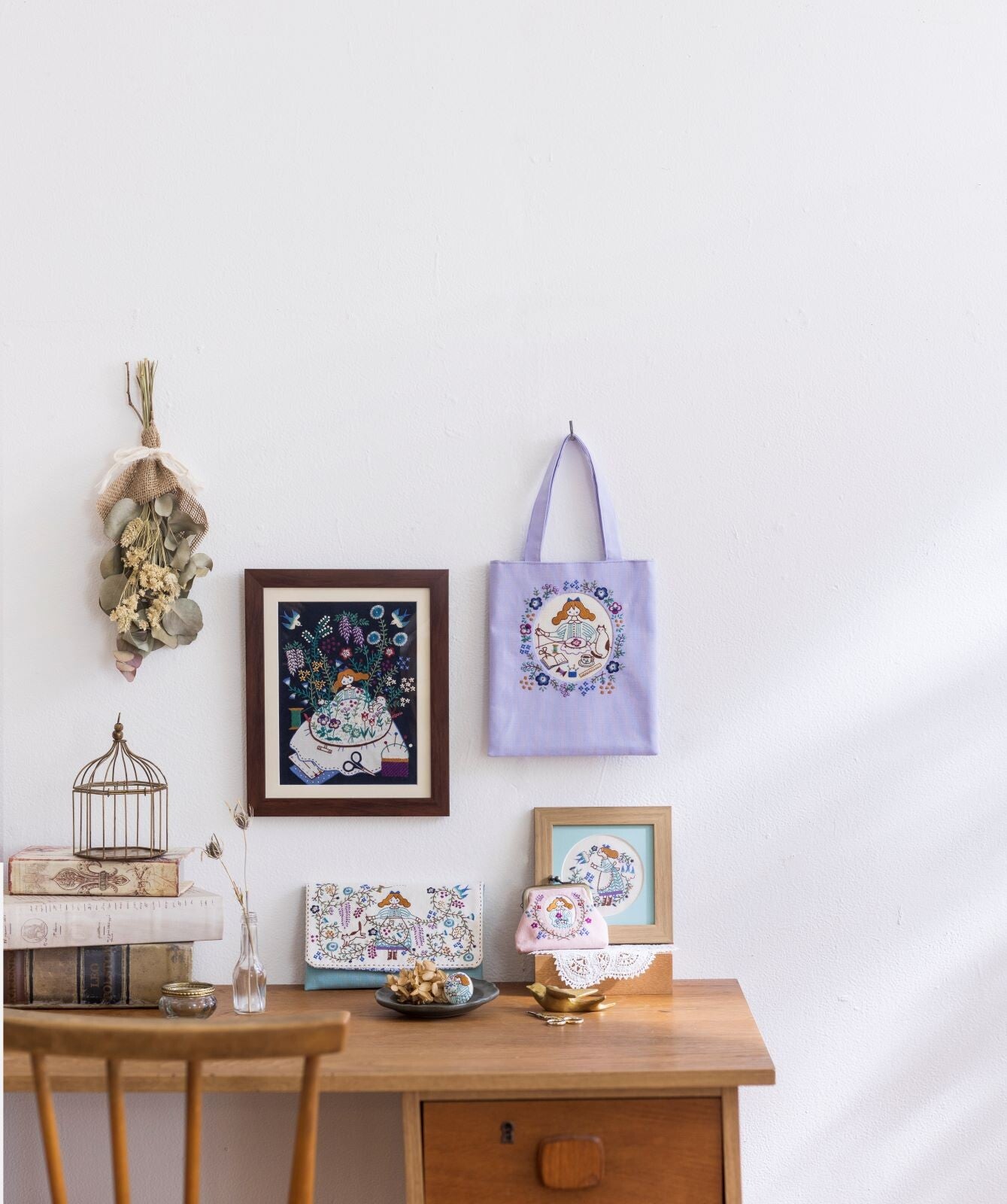 My Story With Flowers Hand Embroidery Kit - Small Frame for DIY Home Decor, Wall Art & Thoughtful Gifts | Beginner-Friendly Floral Embroidery Set