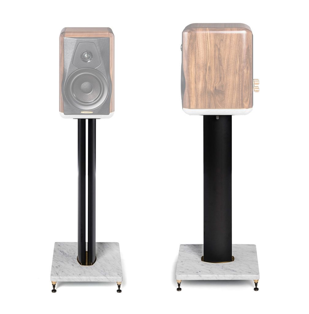 Sonus Faber Carrara Speaker Stands - Premium Pair for Bookshelf Speakers - Perfect for Home Theater & Audiophile Setups
