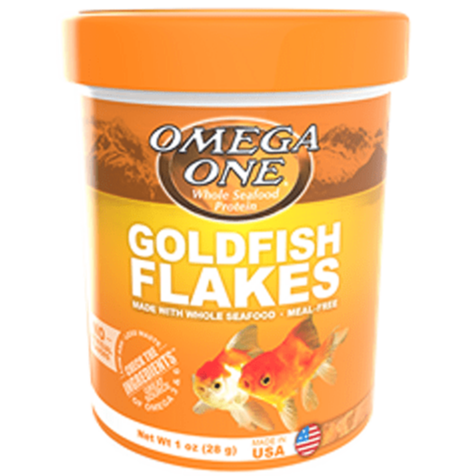 Omega One Goldfish Flakes - Premium Fish Food for Goldfish with Natural Ingredients | Ideal for Daily Feeding & Aquarium Maintenance