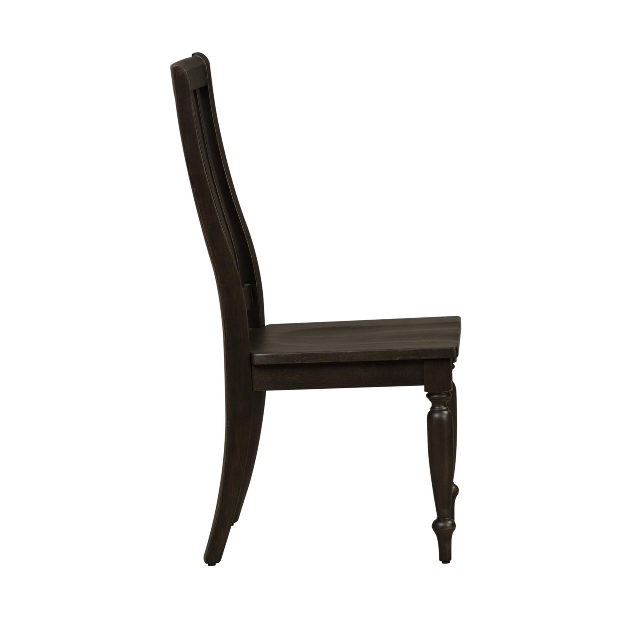 Liberty Furniture Industries Harvest Home Dining Chairs (Set of 2) - Black - Modern Farmhouse Style for Kitchen, Dining Room & Breakfast Nook
