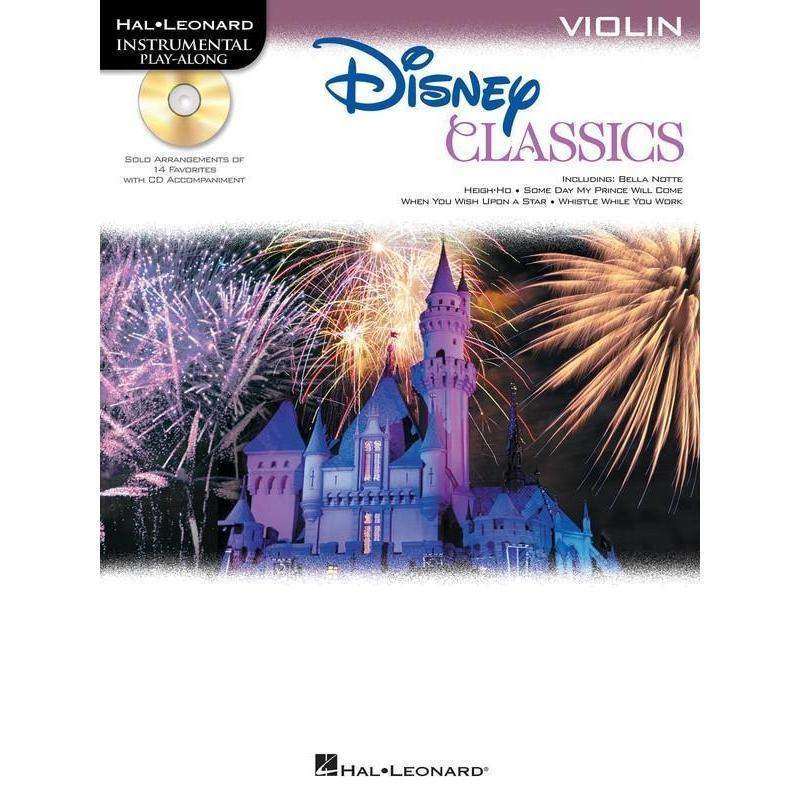 Disney Classics Book with CD - Violin Music Collection for Kids, Perfect for Bedtime Stories, Music Learning & Family Bonding