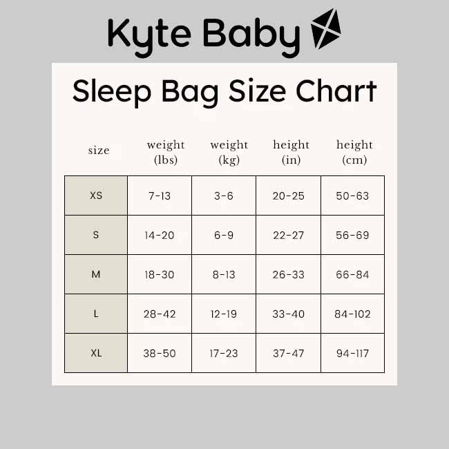 Kyte Baby 2.5 Tog Sleep Sack - Organic Cotton Baby Sleeping Bag for Newborns & Infants | Soft & Breathable for Safe & Comfortable Sleep | Perfect for Nursery, Daycare & Travel