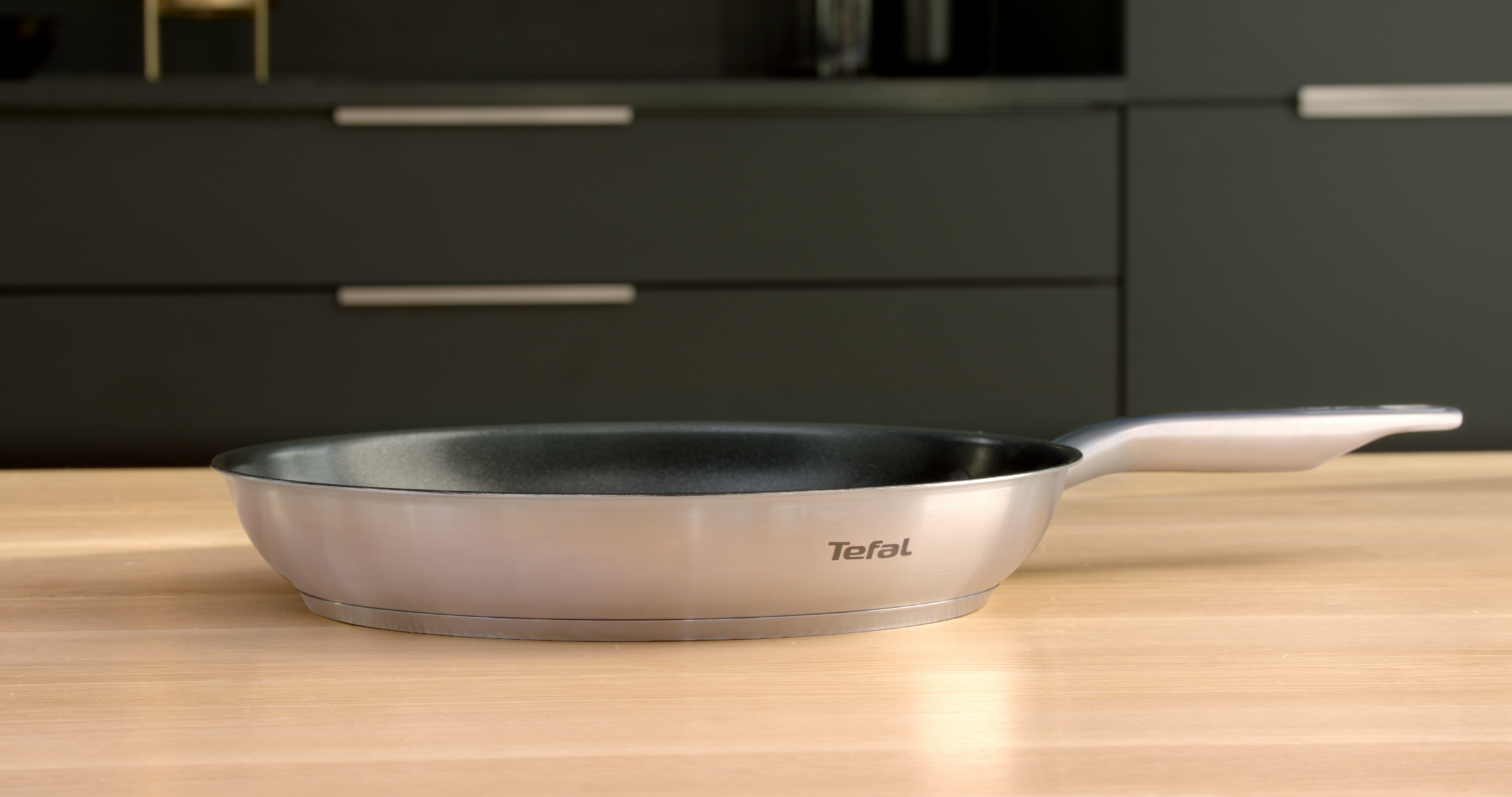 Tefal Virtuoso 28cm Stainless Steel Induction Non-Stick Fry Pan - Perfect for Sautéing, Frying & Cooking on Induction Cooktops