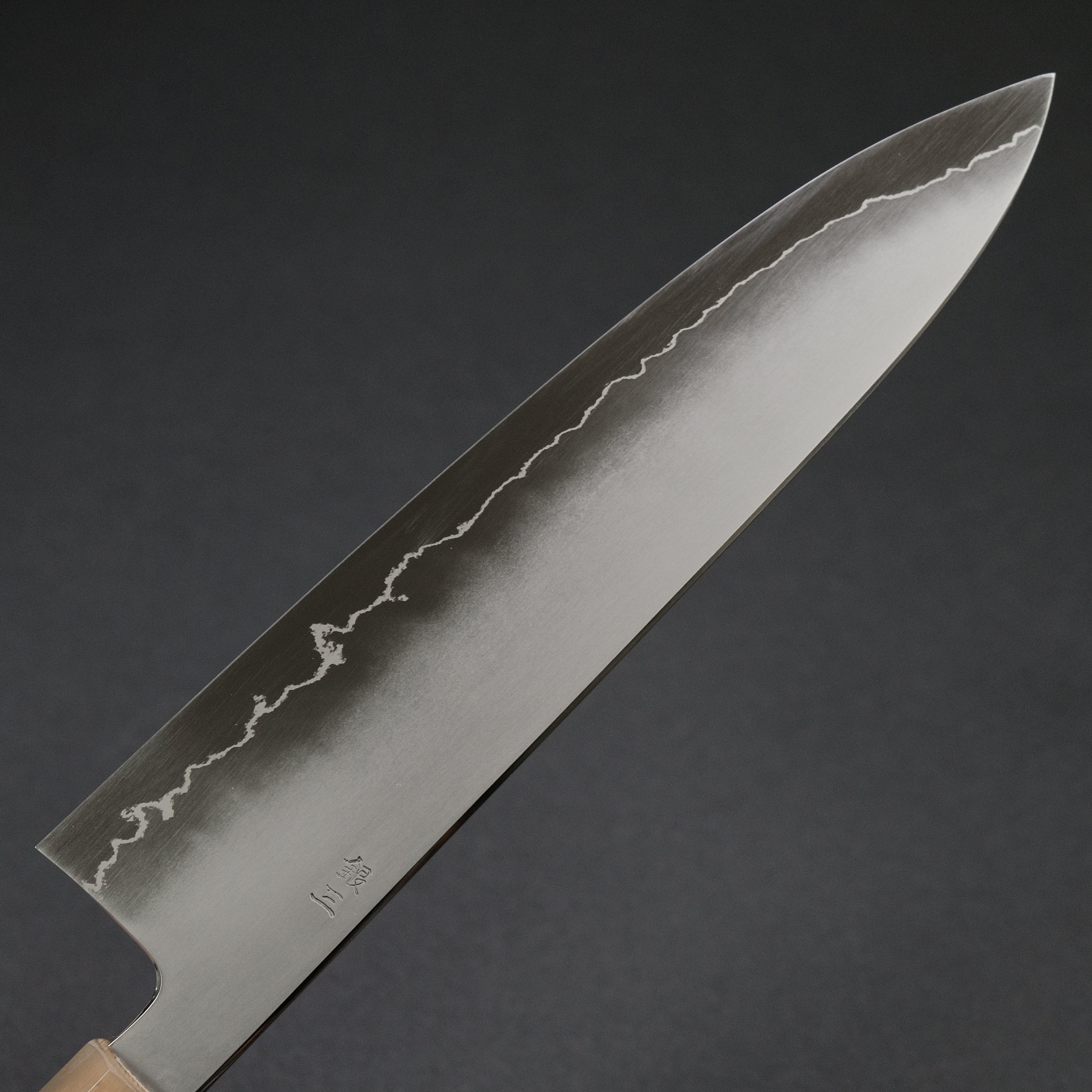 Hitohira Kikuchiyo Izo Silver #3 Gyuto Japanese Chef Knife 240mm with Yakusugi Cedar Handle - Premium Kitchen Tool for Sushi, Meat Cutting & Professional Cooking