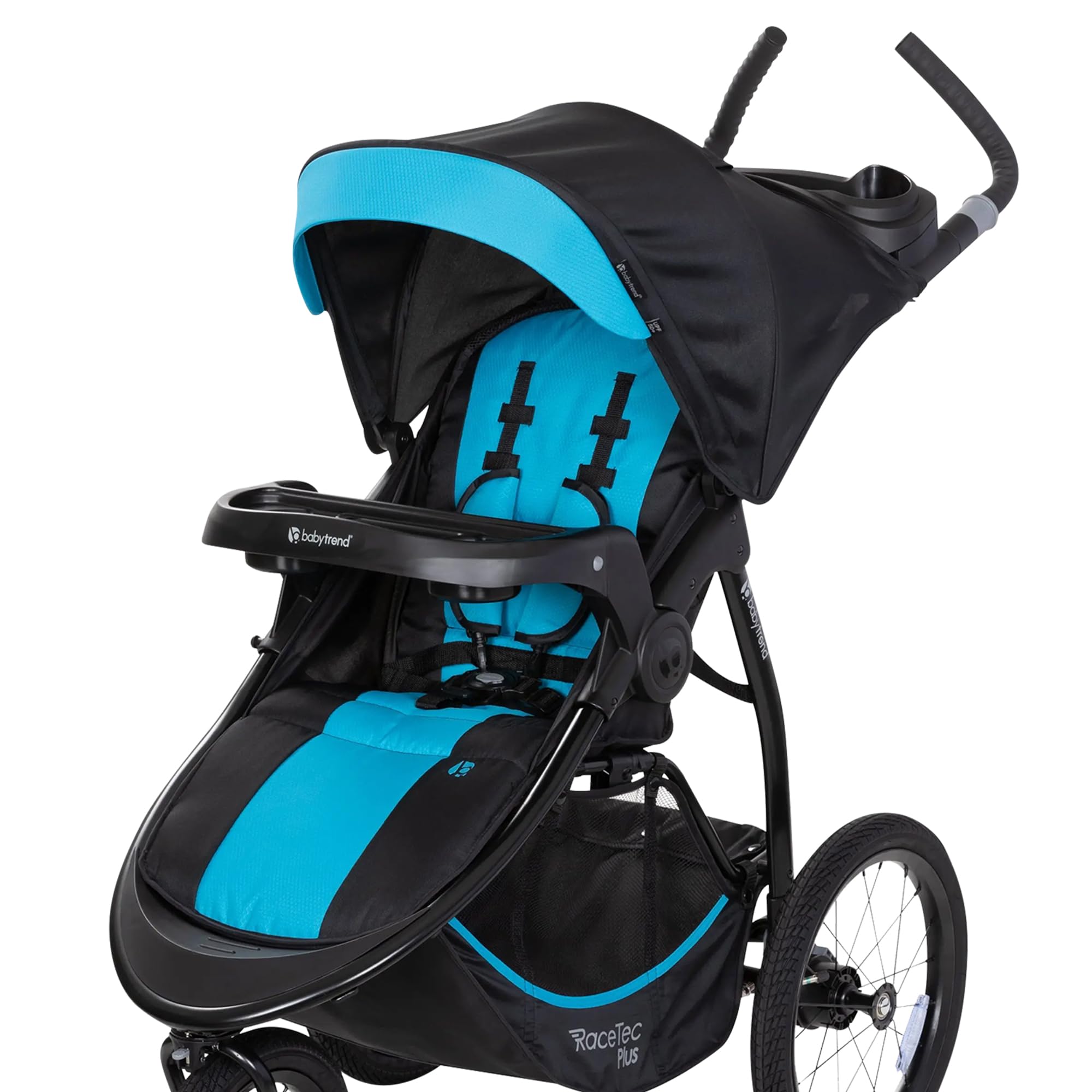 Baby Trend Expedition® Race Tec™ Plus Jogger Stroller - Ultra Marine Blue | Lightweight All-Terrain Jogging Stroller for Active Parents | Perfect for Running, Hiking & Outdoor Adventures with Baby
