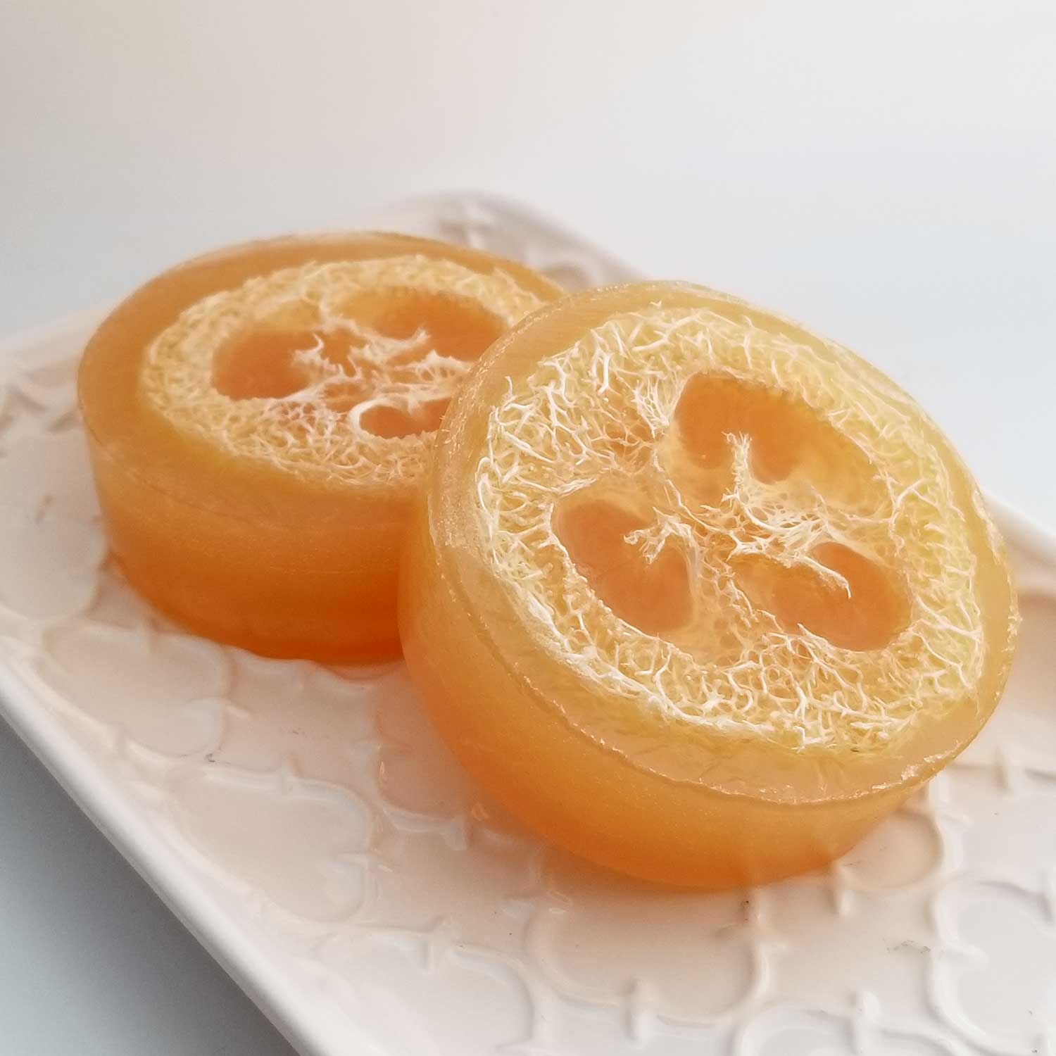 Natural American Honey Loofah Soap - Exfoliating & Moisturizing Bar for Soft Skin | Perfect for Shower, Bath & Gift Sets