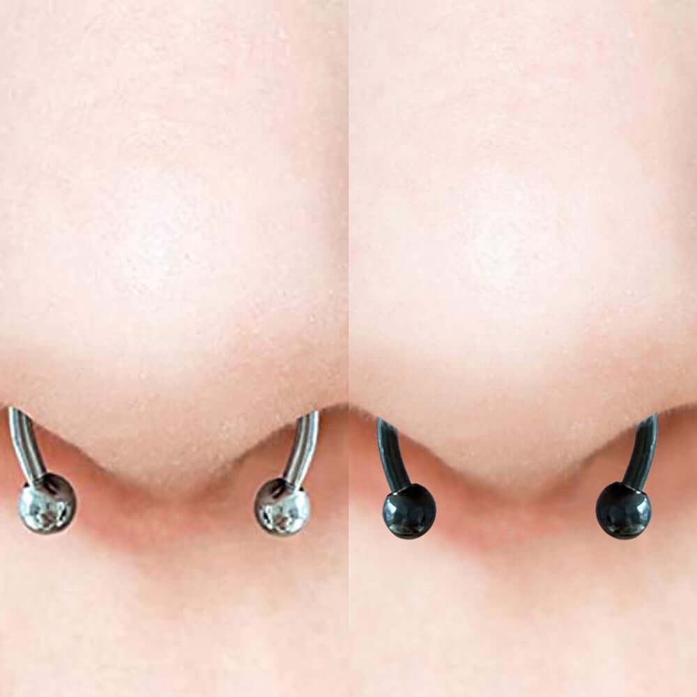 Magnetic Fake Nose Ring - Non Piercing Horseshoe Nose Jewelry for Women & Teens | Perfect for Parties, Cosplay & Everyday Fashion Accessories
