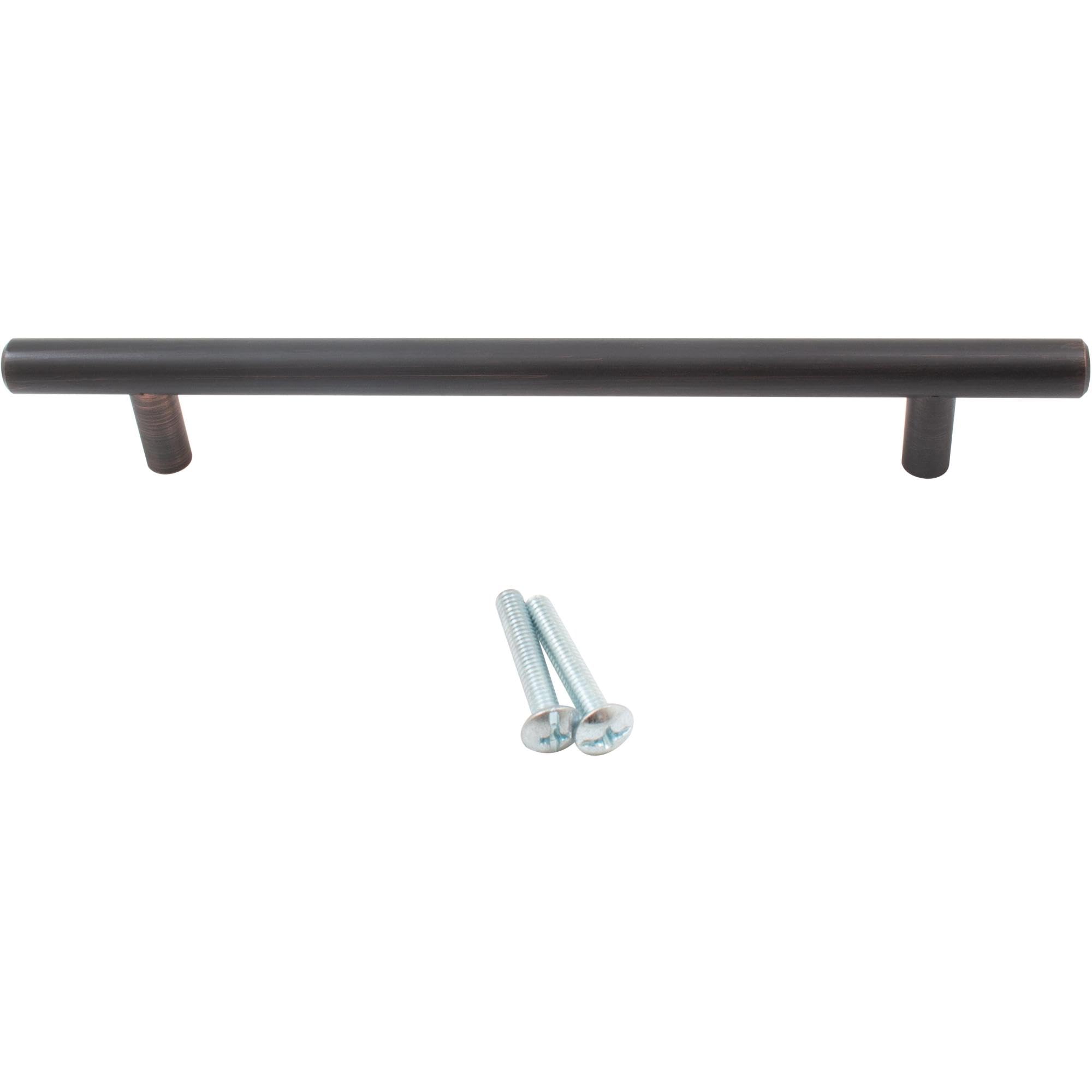 Vintage Bronze Bar Cabinet Pull - 160mm Center to Center, 220mm Overall Length - Perfect for Kitchen Cabinets, Bathroom Vanities & Furniture Drawers