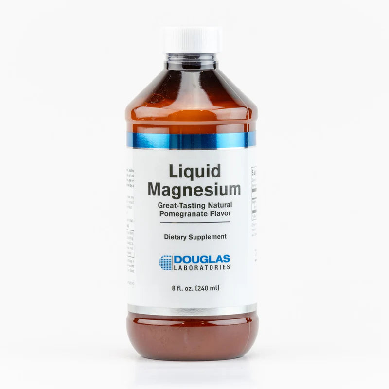 Douglas Labs Liquid Magnesium Supplement - High Absorption Magnesium Citrate for Muscle Relaxation, Sleep & Stress Relief - Perfect for Athletes & Active Lifestyles