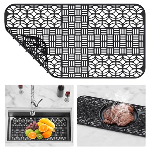 Sink Mat 26x14in-Black