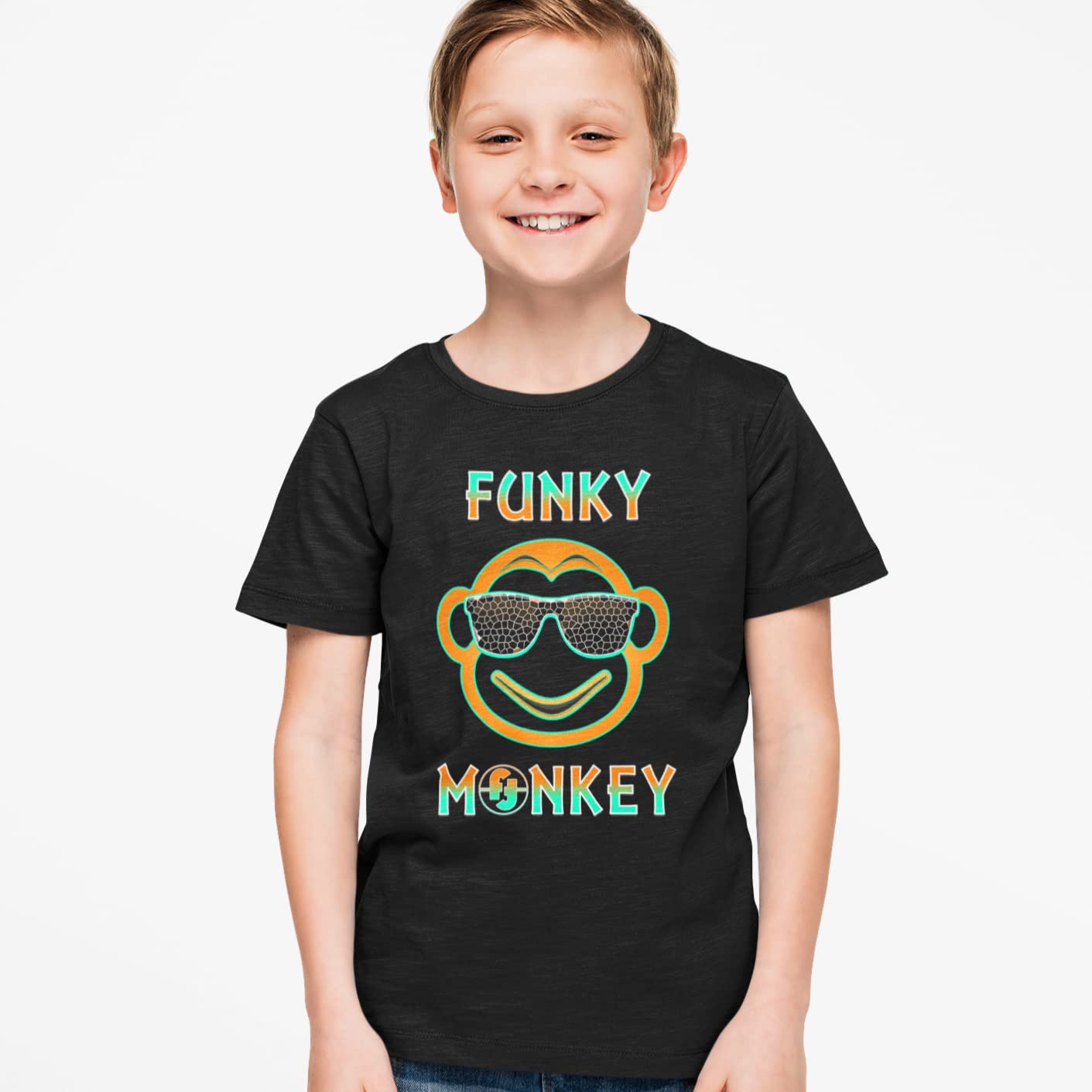 Funky Monkey Graphic T-Shirts for Boys - Cool Gamer Tees & Funny Shirts - Perfect for Gaming, Birthday Gifts & Casual Wear