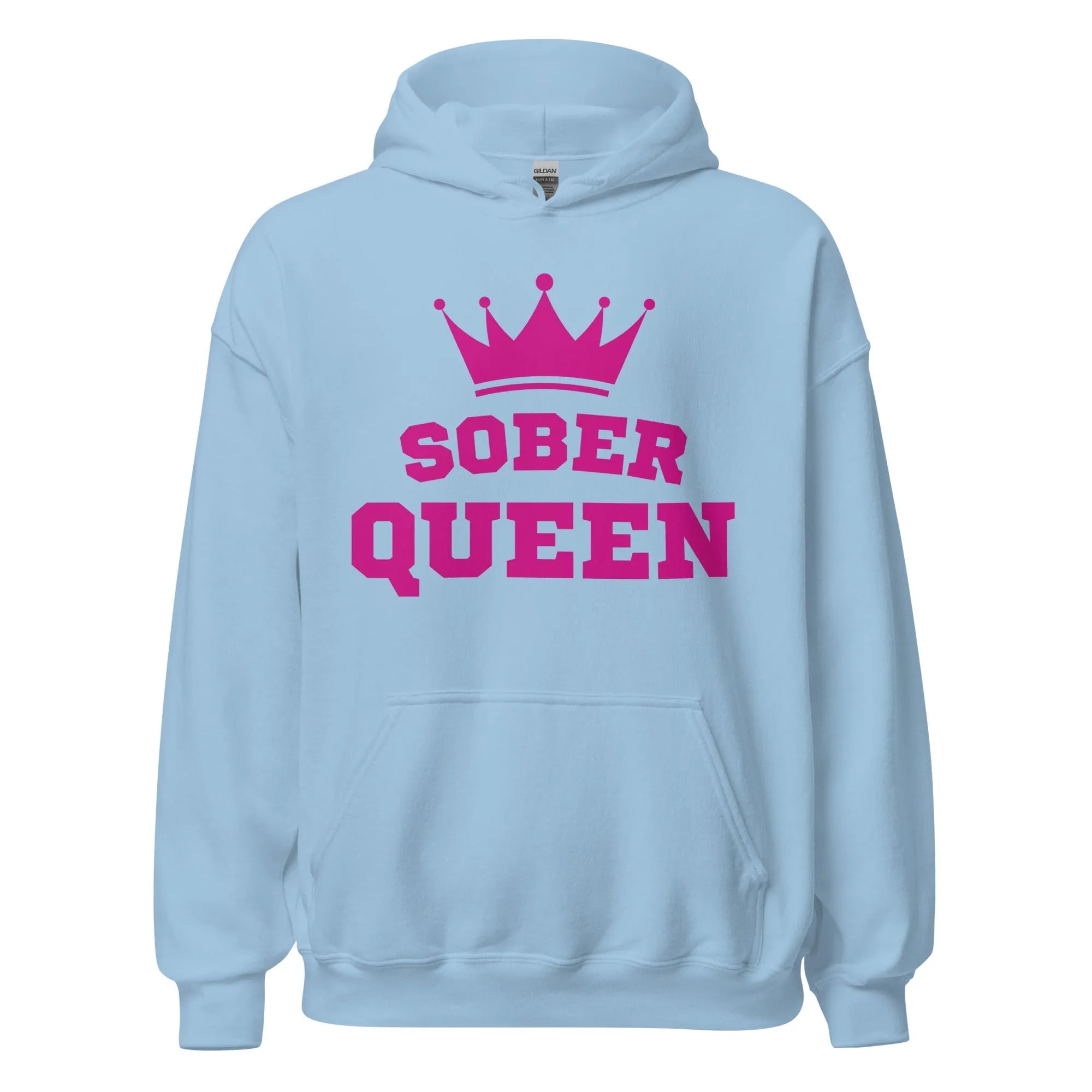 Sober Queen Hoodie - Stylish & Comfortable Women's Hooded Sweatshirt for Sobriety & Recovery | Perfect for AA Meetings, Sober Living & Daily Wear