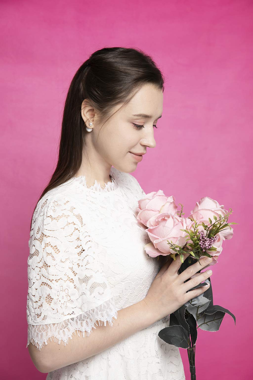 Hot Pink 10x10ft Photography Backdrop for Birthday Party & Studio Portraits