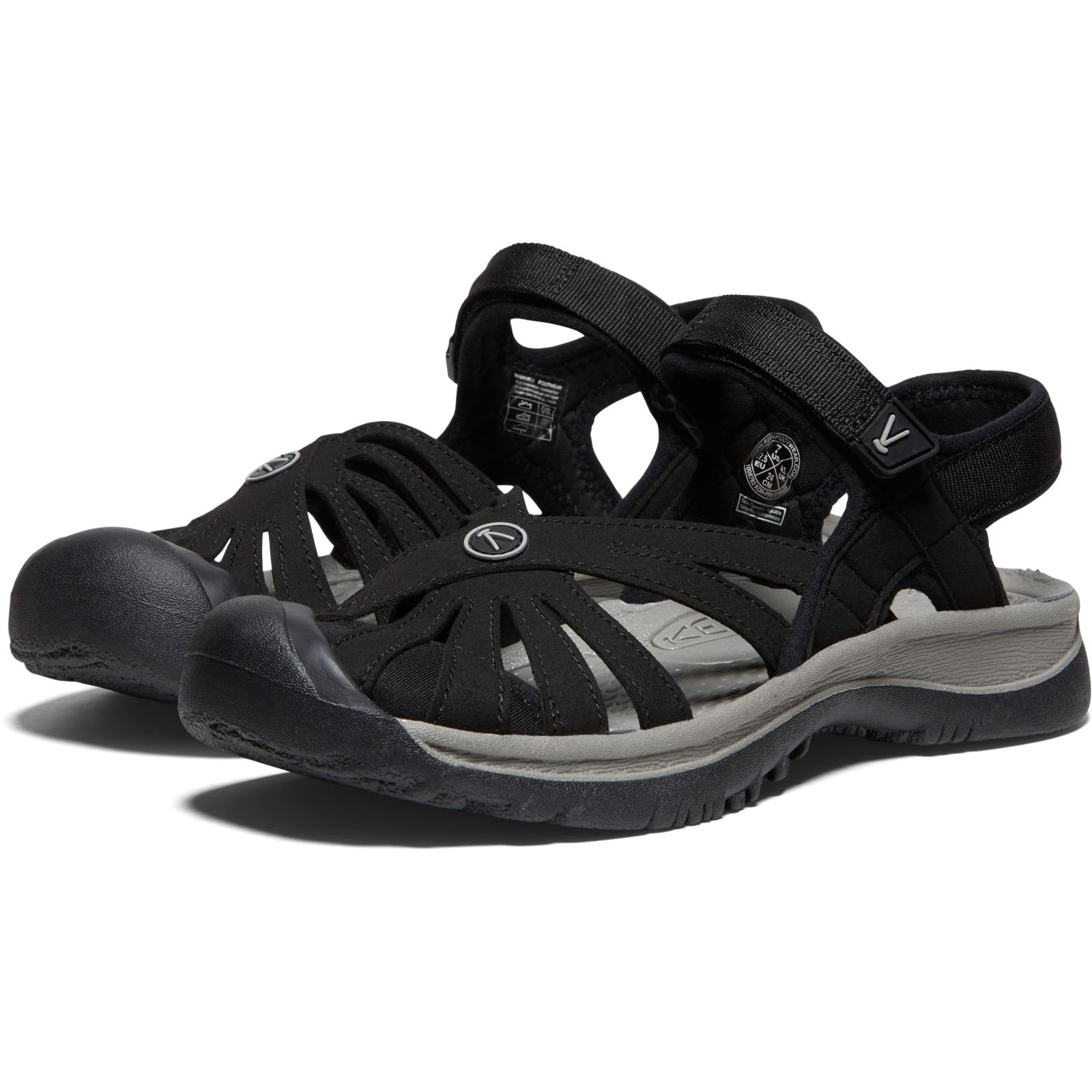 KEEN Women's Rose Casual Closed Toe Sandals - Comfortable Walking Shoes for Women, Breathable & Supportive Footwear - Perfect for Beach, Travel & Everyday Wear