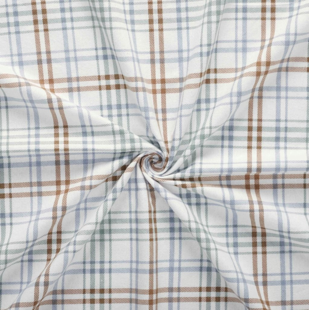Soft Plaid Flannel Cotton Bed Sheet Set - Classic Farmhouse Style with Deep Pockets - Perfect for Cozy Winter Nights & Rustic Home Decor