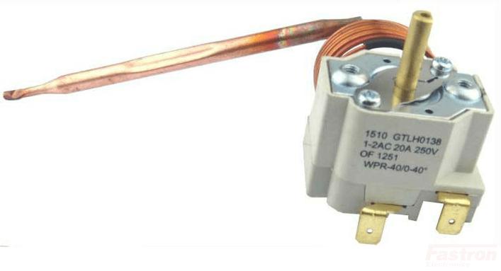 Stokes Thermostat 60-150°C 16A (Model GTLHR051/7286/U7286) - High Temperature Control for Industrial Equipment & HVAC Systems